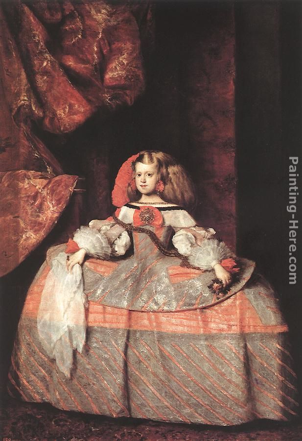 The Infanta Don Margarita de Austria painting - Diego Rodriguez de Silva Velazquez The Infanta Don Margarita de Austria art painting